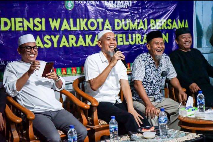 Masyarakat Kelurahan Laksamana Antusias Ikuti Audiensi Bersama Wali Kota Dumai 