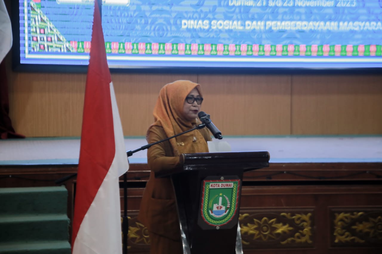 DinsosPM Kota Dumai Laksanakan Peningkatan Kapasitas Ketua Rukun Tetangga Se Kota Dumai Terkait Bidang Sosial