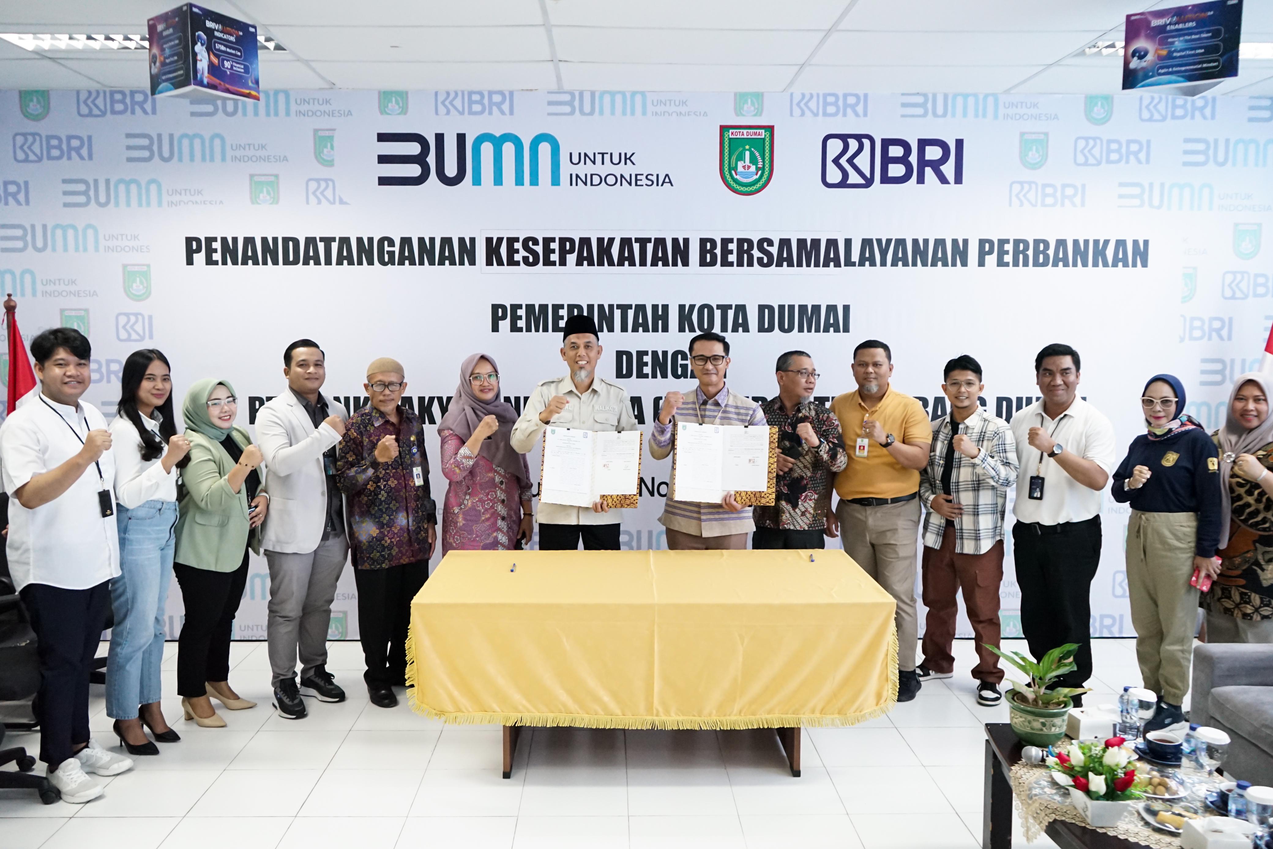 Pemerintah Kota Dumai dan Bank Rakyat Indonesia (BRI) Sepakat pada Kerjasama Layanan Perbankan