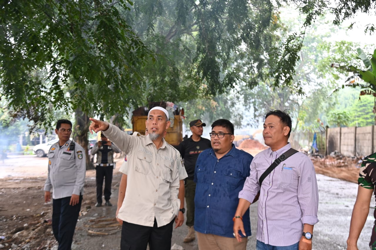 Tinjau Bekas Area Pasar Dock, Wali Kota Dumai Sampaikan Kawasan Akan Ditata Sedemikian Rupa Serta Dikembalikan Fungsinya