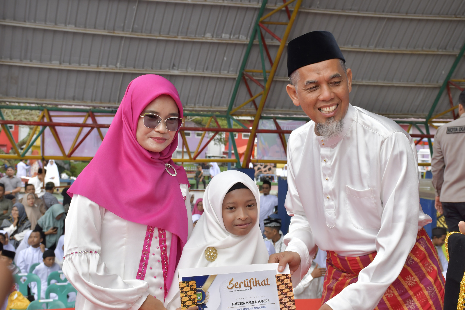 2.369 Siswa/i Tingkat PAUD,TK,SD,SMP Ikuti Wisuda Tahfidz Yang Berpusat Di Taman Bukit Gelanggang Kota Dumai
