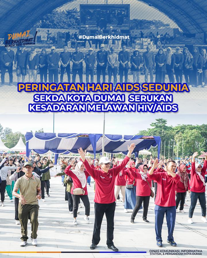 Peringatan Hari AIDS Sedunia: Sekda Kota Dumai  Serukan Kesadaran Melawan HIV/AIDS