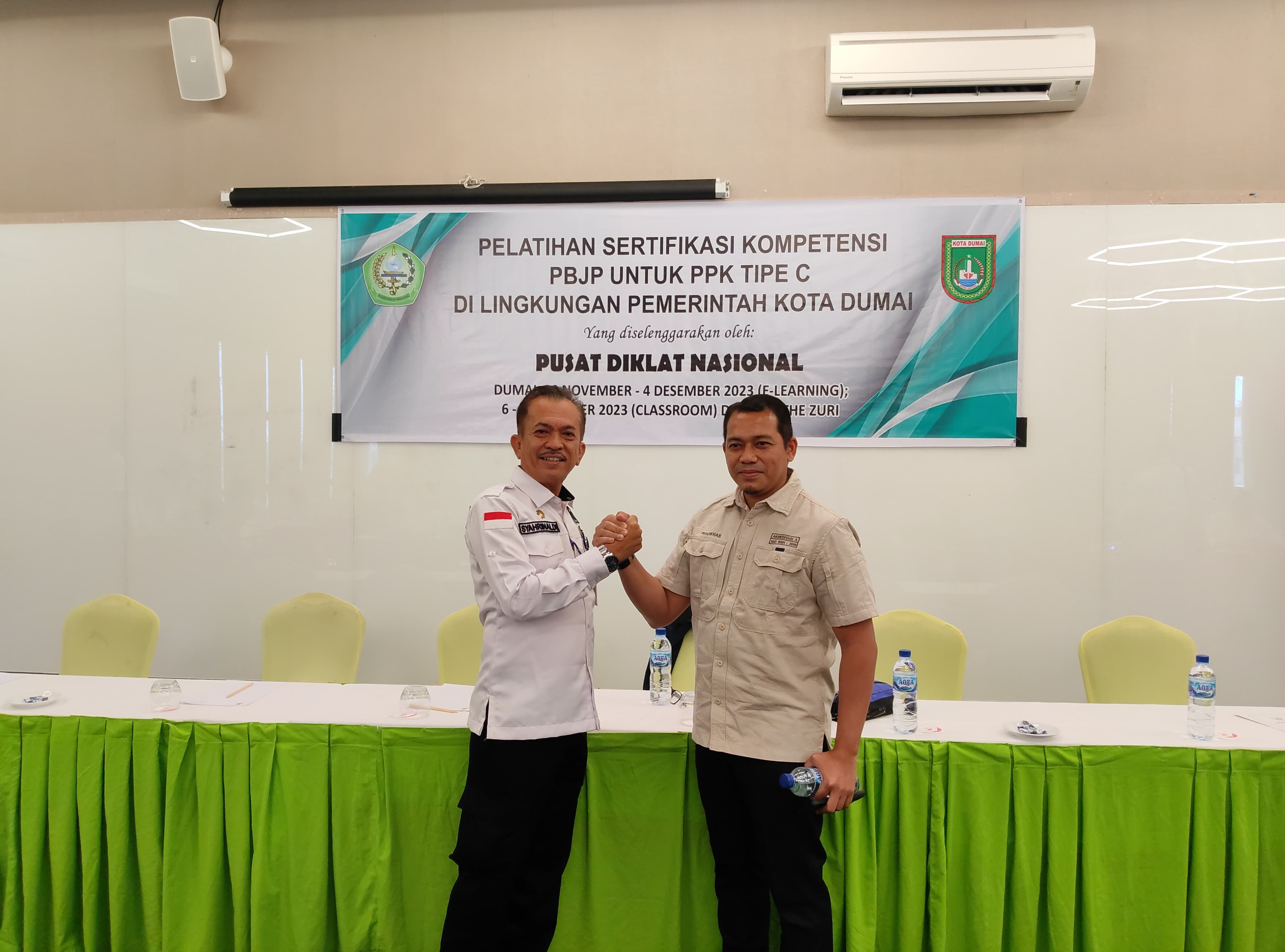 80 Peserta PPK Tipe C Ikuti Bimtek Pelatihan Sertifikasi Kompetensi PBJP yang Ditaja Pemko Dumai Bersama Pusat Diklat Nasional
