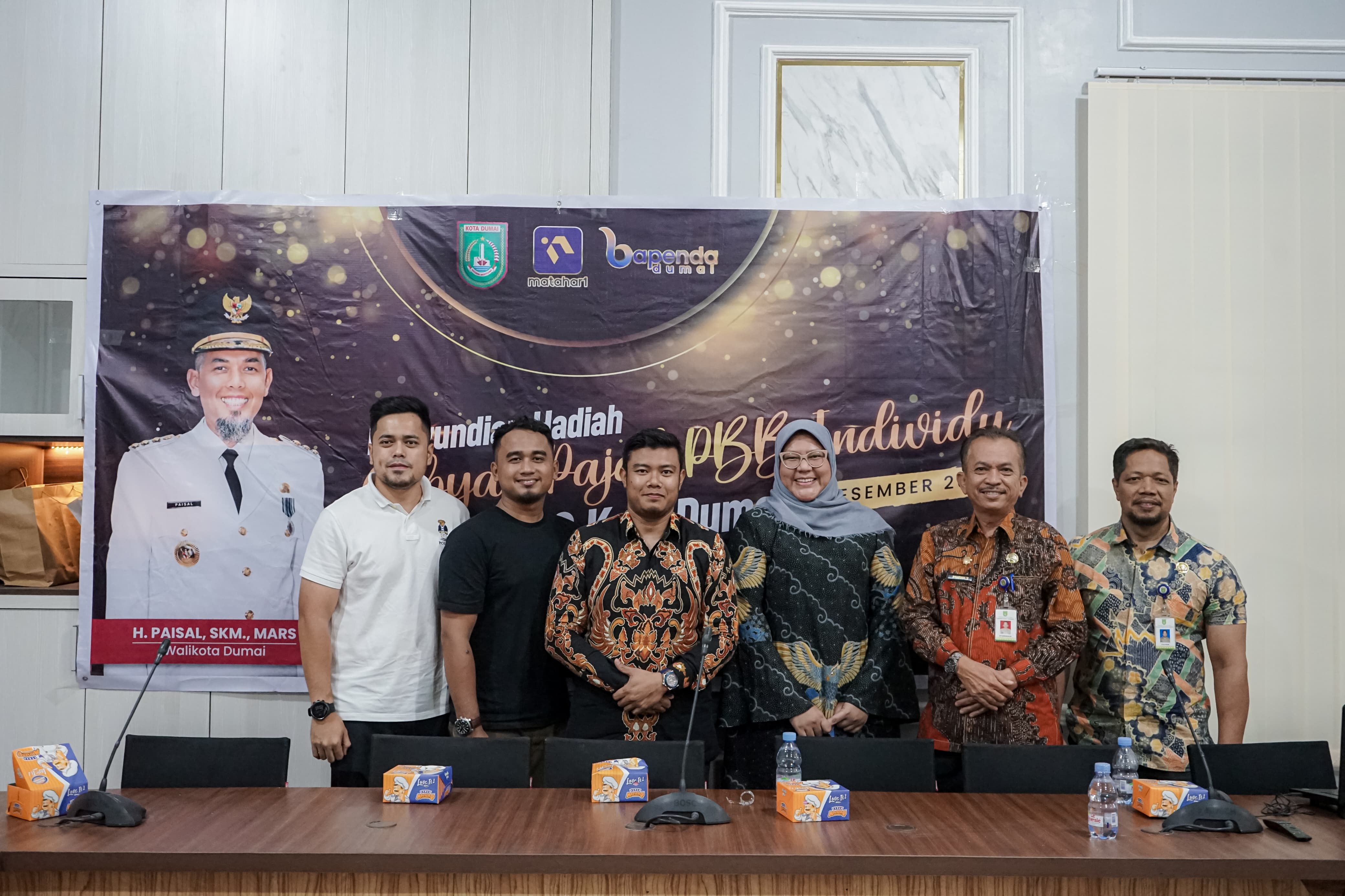 Apresiasi Para Taat Pajak, Bapenda Kota Dumai Gelar Pengundian Hadiah Gebyar PBB-P2
