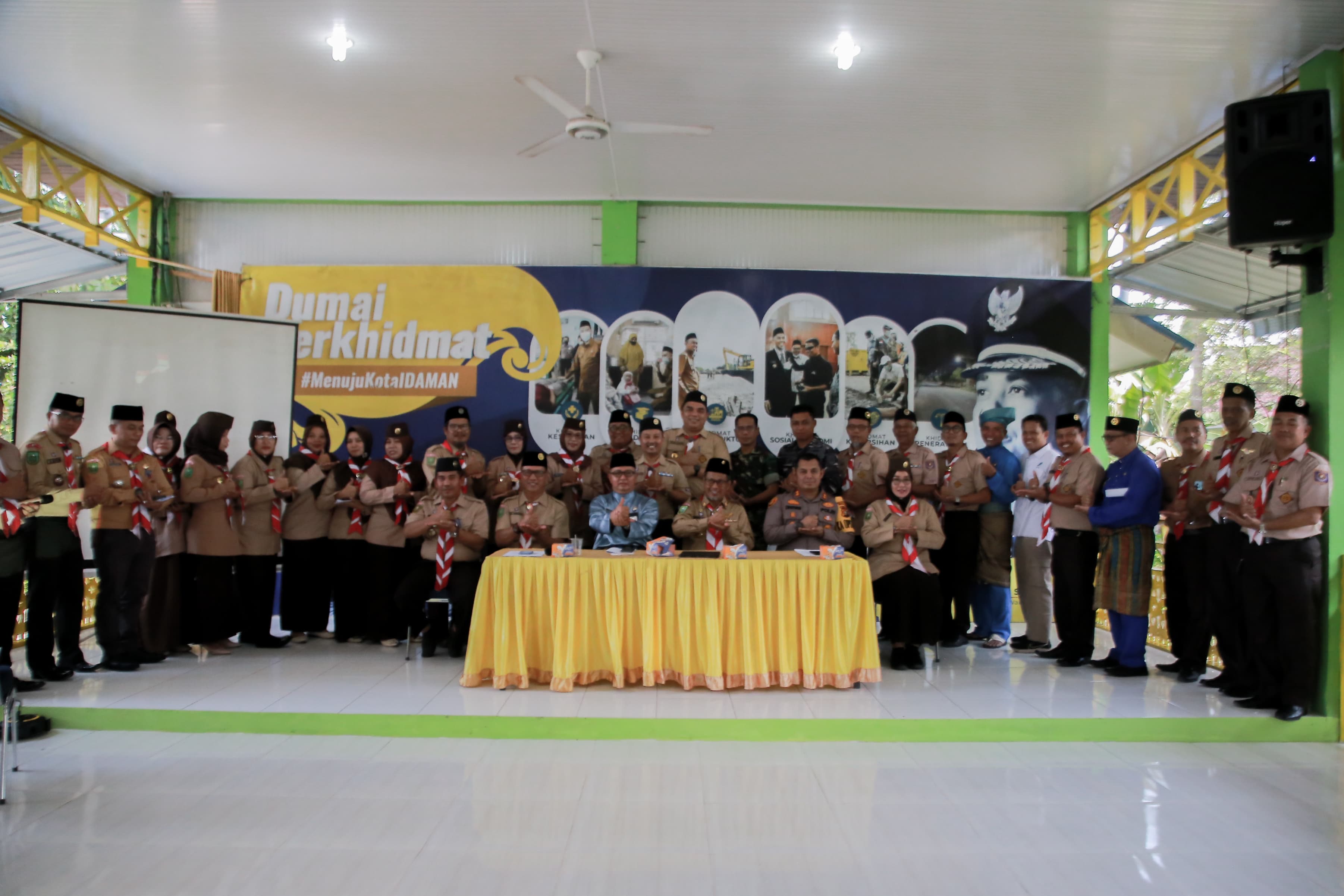 Asisten I  Berikan Beberapa Pesan Pada Pembinaan dan Pembimbingan Mabicab dan Kwarcab Kota Dumai Tahun 2023