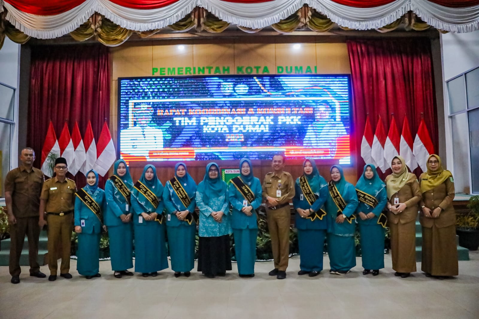 Disandingkan Pengukuhan Ketua Pembina Posyandu Kecamatan, TP-PKK Kota Dumai Gelar Rapat Koordinasi dan Konsultasi Tahun 2023