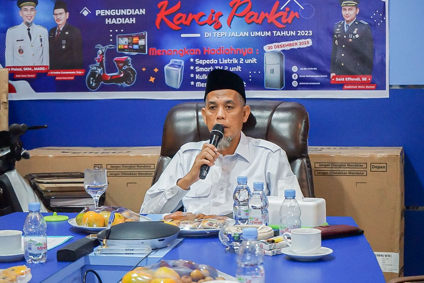 Wali Kota Dumai Hadiri Pengundian Hadiah Karcis Parkir: Inisiatif Tertib Parkir sebagai Upaya Meningkatkan Pendapatan Daerah