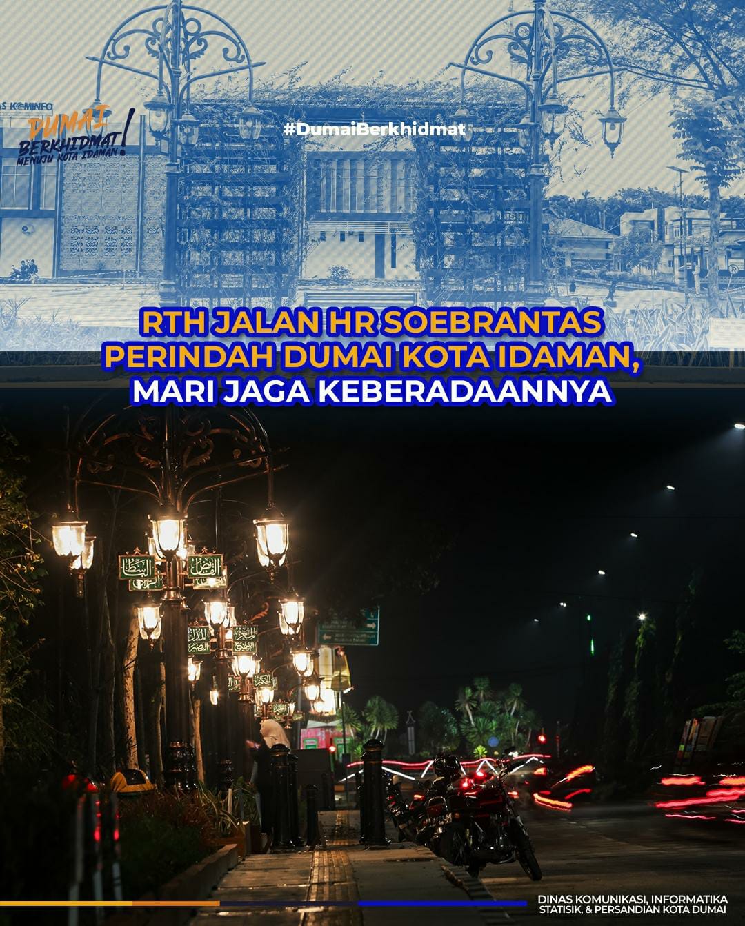 RTH Jalan HR Soebrantas Perindah Dumai Kota Idaman, Mari Jaga Keberadaannya