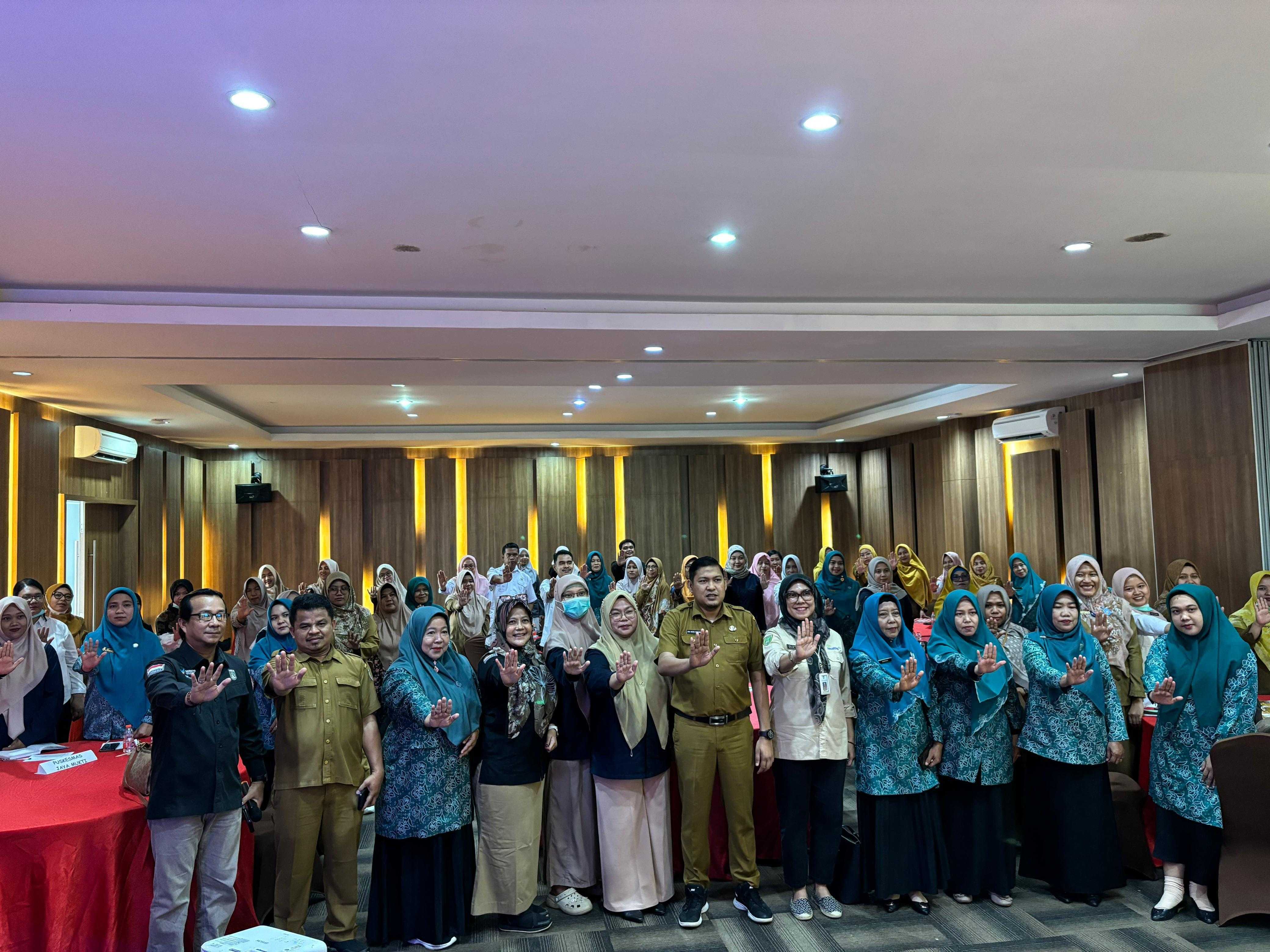 Percepat Penurunan Stunting, Dinkes Kota Dumai Adakan Evaluasi Hasil Pengukuran dan Intervensi Serentak Pencegahan Stunting 