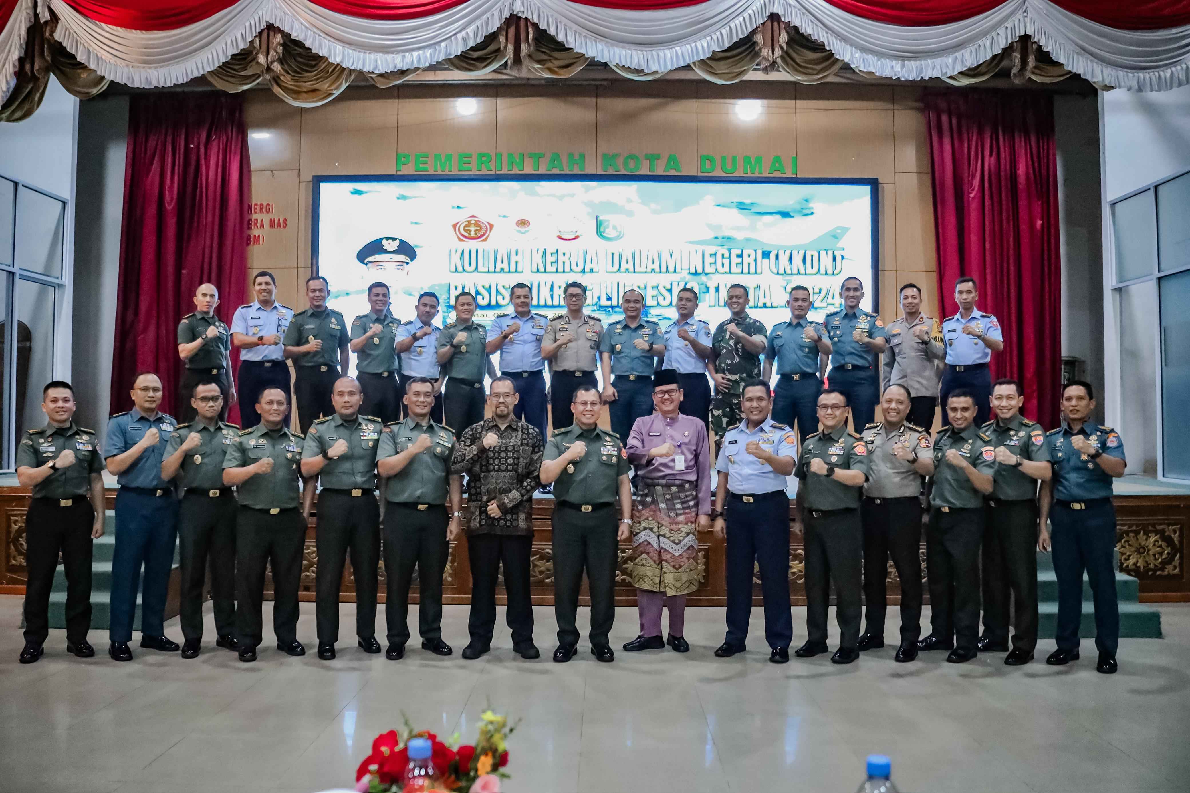 Sinergi Pertahanan dan Pembangunan Wilayah: Kunjungan KKDN Sesko TNI di Kota Dumai 