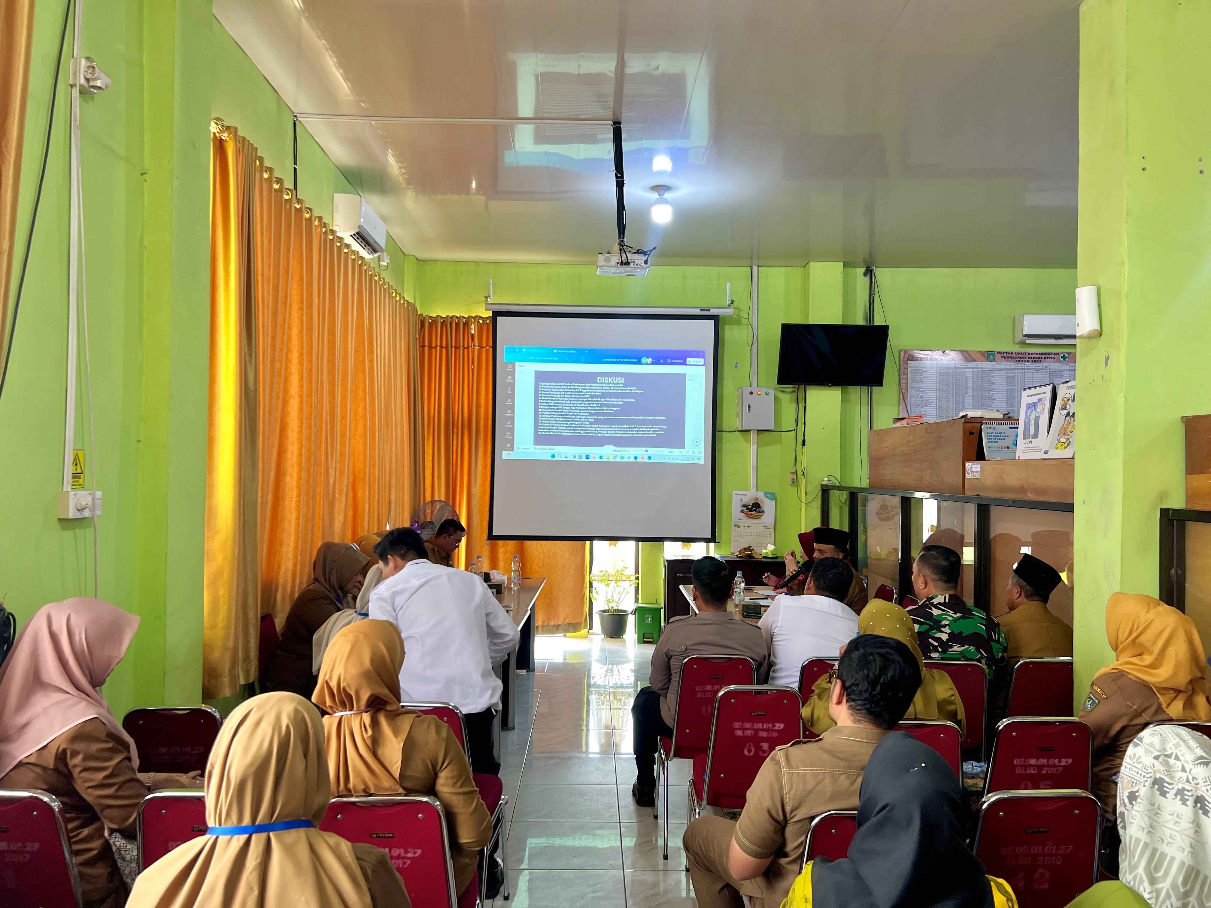 Gelar Rapat Persiapan Launching Puskesmas ILP Kota Dumai, Ketua TP-PKK Kota Dumai :   Dukung  Transformasi Layanan Primer Pada Kesehatan. 