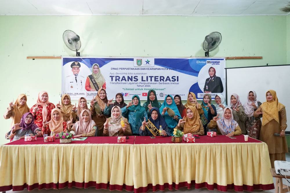Lanjutkan Program Trans Literasi, Kecamatan Medang Kampai Punya Produk Unggulan Olahan Nenas