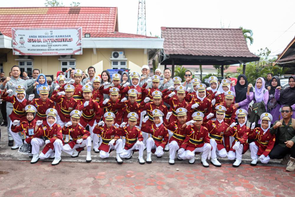 Lomba Polisi Cilik 2024: Wali Kota Dumai Ajak Generasi Muda Berkarakter Disiplin dan Tangguh
