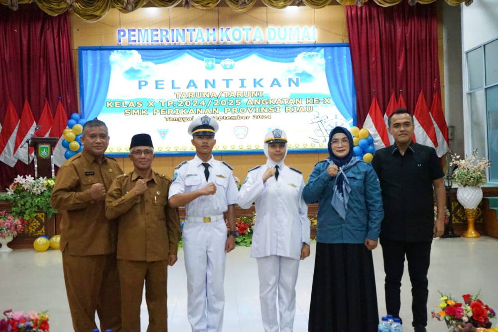 Lantik Taruna/i SMK Perikanan Provinsi Riau Angkatan X TP 2024/2025, Staf Ahli Kota Dumai :  SDM Kota Dumai Majukan Sektor Maritim  