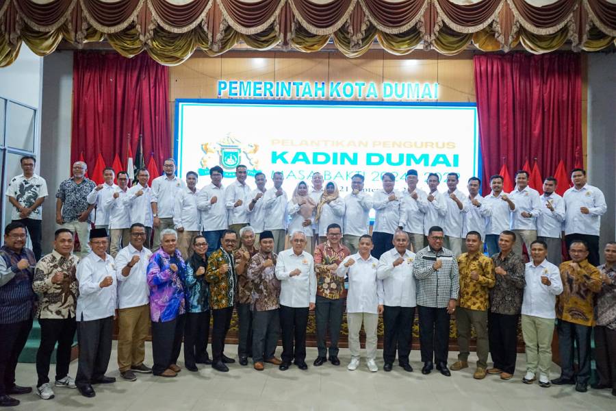 KADIN Dumai 2024-2029 Dilantik: Komitmen Jadikan Kota Dumai Pusat Investasi dan UMKM