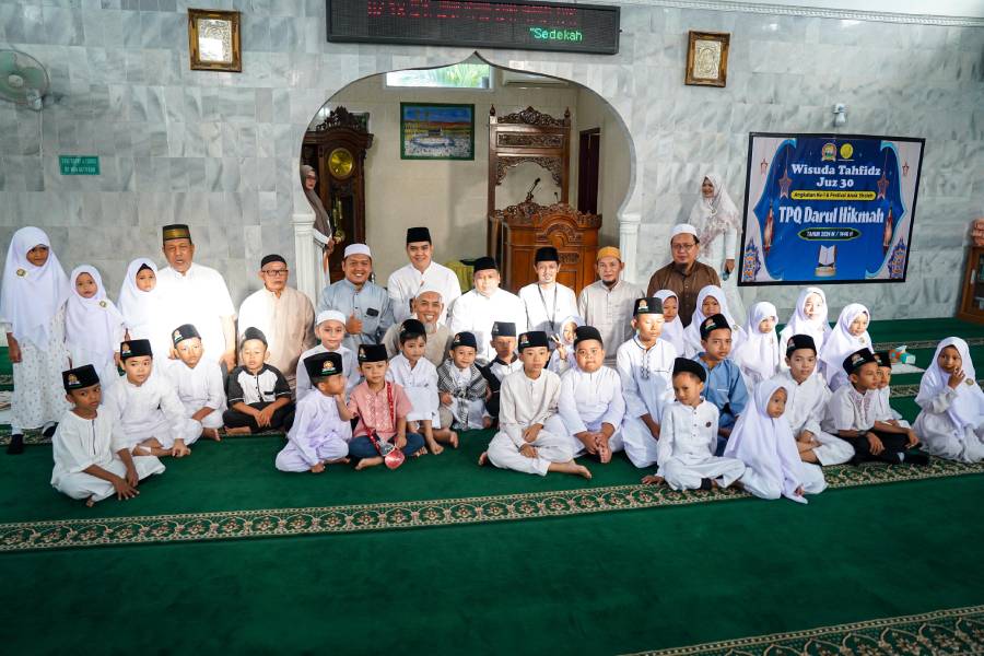 Hadir Dalam Wisuda Tahfidz Juz 30 Masjid Darul Hikmah, Wako Paisal: Anak Anak Hebat Amalkan Al-Quran