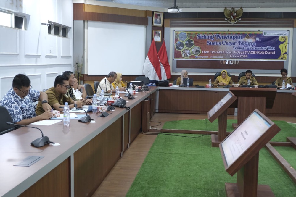 Lestarikan Warisan Budaya Kota Dumai, Disdikbud Dumai Bersama TACB Telah Lakukan Sidang Penetapan Cagar Budaya