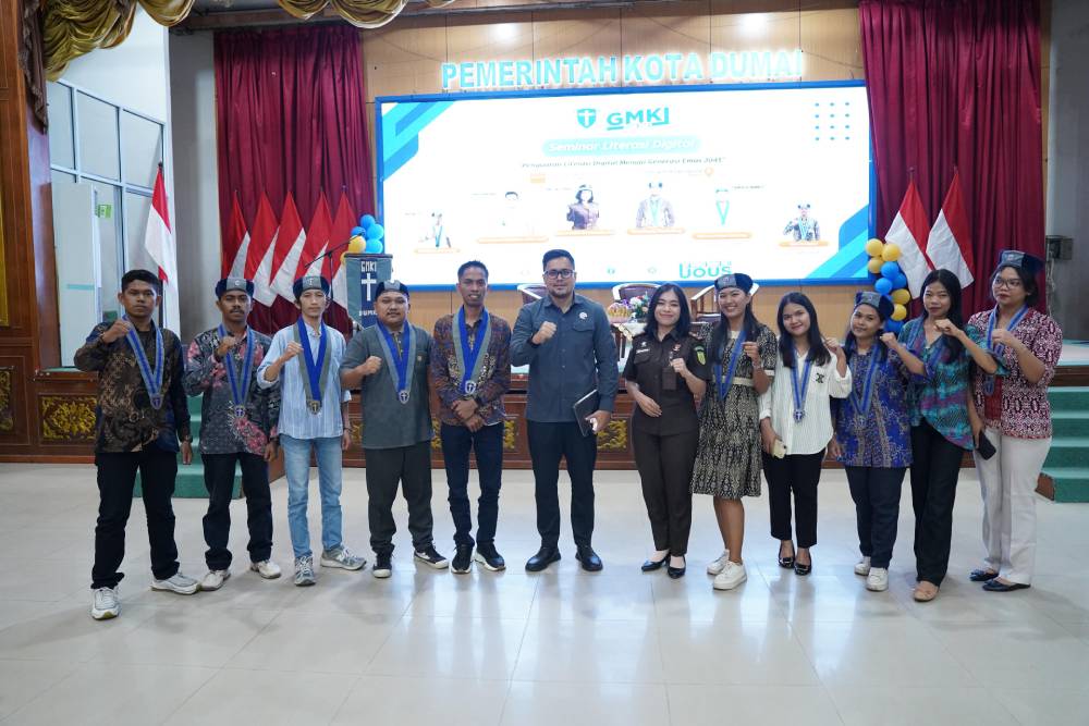Kolaborasi Dalam Membangun Indonesia Cakap Digital, GMKI Dan Kemenkominfo Laksanakan Seminar Literasi Digital Di Kota Dumai 