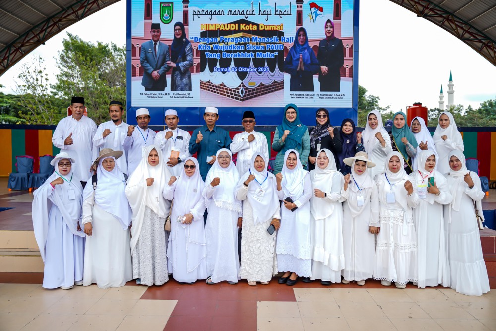 Manasik Haji Cilik Resmi Dilaksanakan HIMPAUDI Kota Dumai, Wujud Pembekalan Ibadah Di Masa Depan 