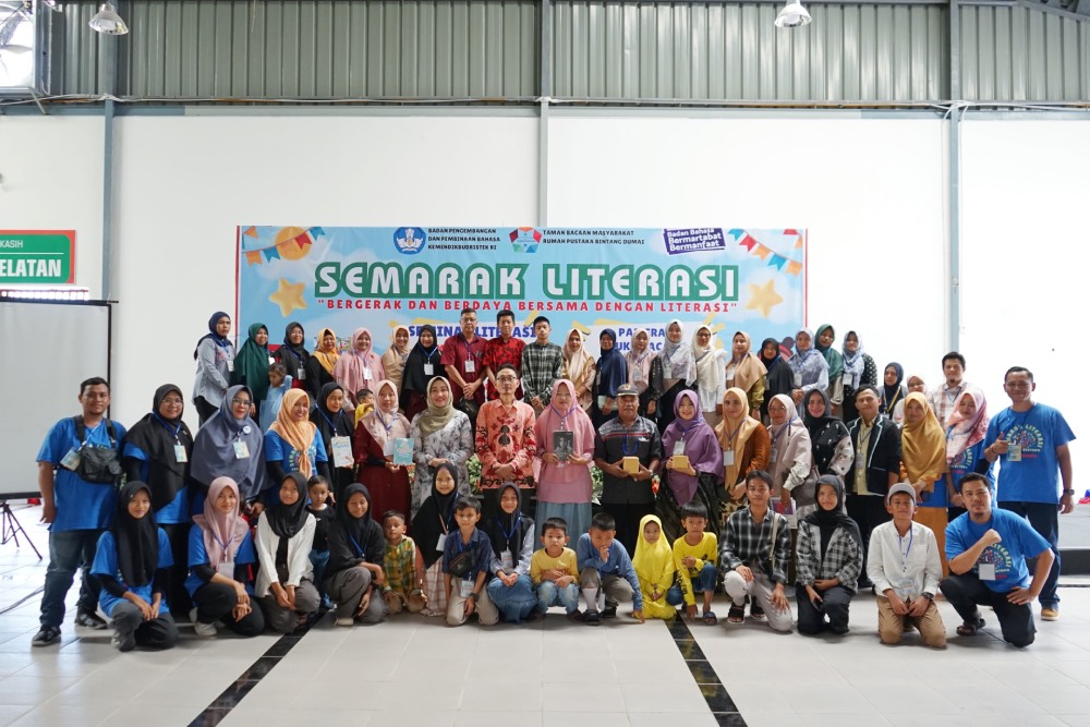 Taman Bacaan Masyarakat (TBM) Rumah Pustaka Bintang Dumai Gelar Acara Semarak Literasi : Tingkatkan Masyarakat yang Literat di Kota Dumai 