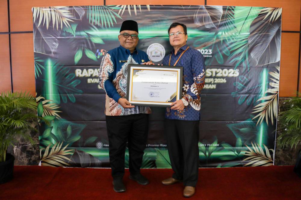 Berhasil Toreh Penghargaan Dari BPS Provinsi Riau, Kepala Diskominfotiksan Kota Dumai Beri Apresiasi Dan Sebut Akan Tingkatkan Beberapa Hal Lagi