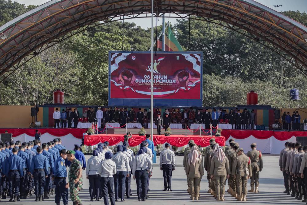 "Maju Bersama Indonesia Raya", Pjs Wali Kota Dumai Dumai Pimpin Upacara Hari Sumpah Pemuda ke-96 Tahun 2024