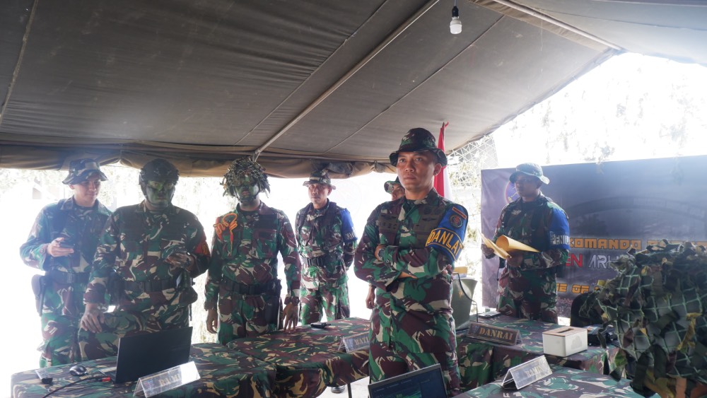 Lindungi Obvitnas Di Kota Dumai, Denarhanud 004/WSBY Laksanakan Latihan UST Di Pertamina Hulu Rokan Dan PT. KPI RU II Dumai