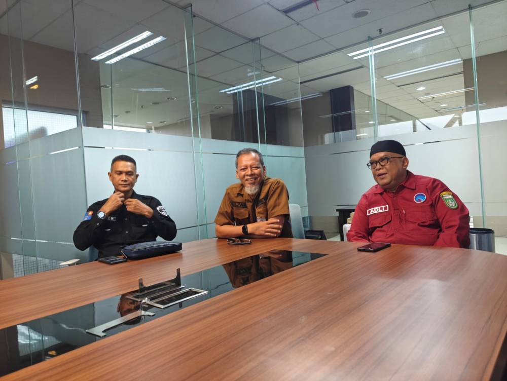 Penguatan Proses Percepatan Konektivitas Jaringan SP2D, Diskominfotiksan Kota Dumai Bersama BRK Syariah 'Duduk Bersama'
