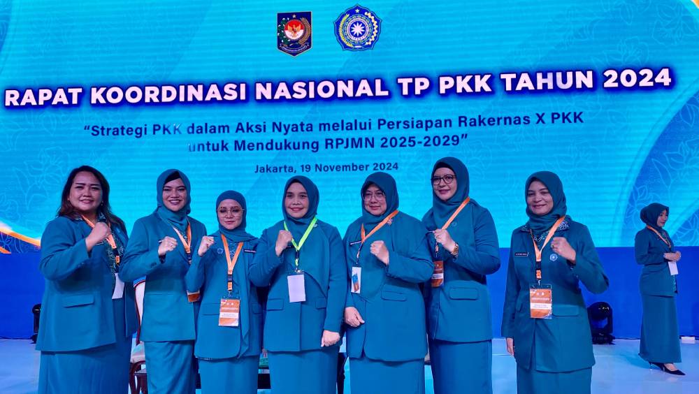 Komit Dukung Keselarasan Program Daerah dan Pusat, Pjs TP PKK Kota Dumai Ikuti Rakornas TP PKK 2024
