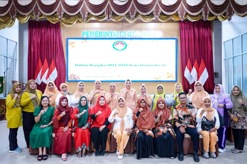 Menyambut 25 Tahun Kiprah DWP Kota Dumai : Tingkatkan Rasa Kekeluargaan dan Perkuat Silaturahmi     