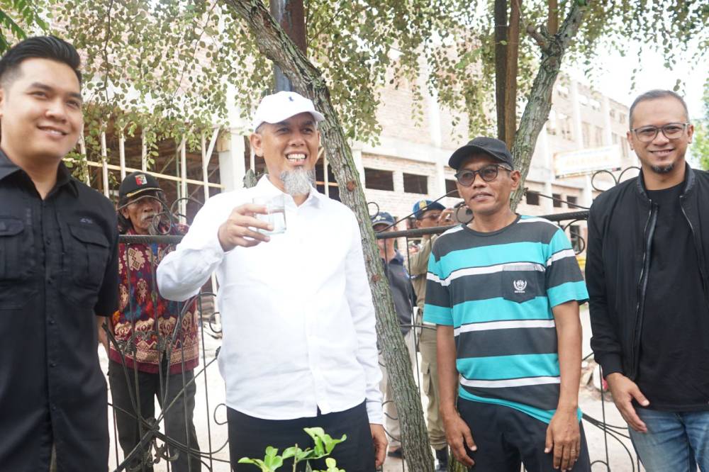 Wali Kota Dumai Pantau Langsung Program Air Bersih di Rimba Sekampung