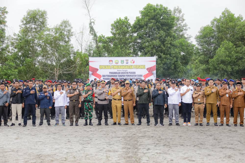 Ratusan Personil TNI-Polri Siap Kawal Pilkada Dumai dengan Aman dan Kondusif