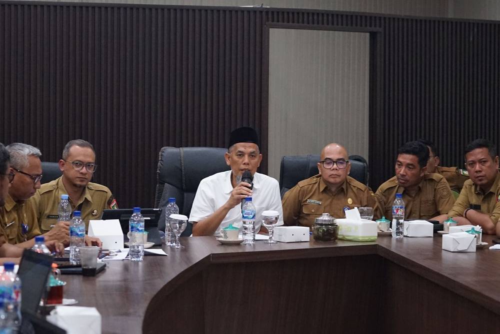 Dengarkan Review Masterplan Penanggulangan Banjir, Wako Paisal Tunjukkan Komitmen Kuat Tanggulangi Banjir Di Kota Dumai 