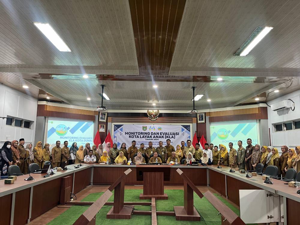Pemko Dumai Laksanakan Monev Kota Layak Anak (KLA), Ini Harapan Dalam Pengelolaan Kota Layak Anak Di Kota Dumai Kedepan