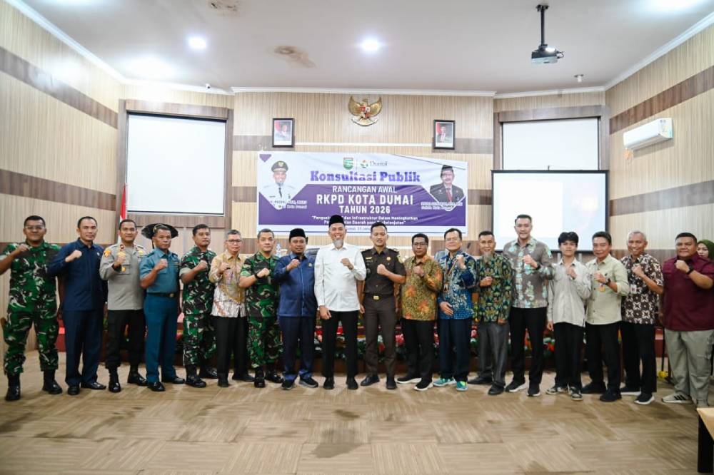 Bappeda Gelar Forum Konsultasi Publik Ranwal RKPD 2026, Wako H Paisal: Langkah Awal Perencanaan Pembangunan Daerah Berkelanjutan