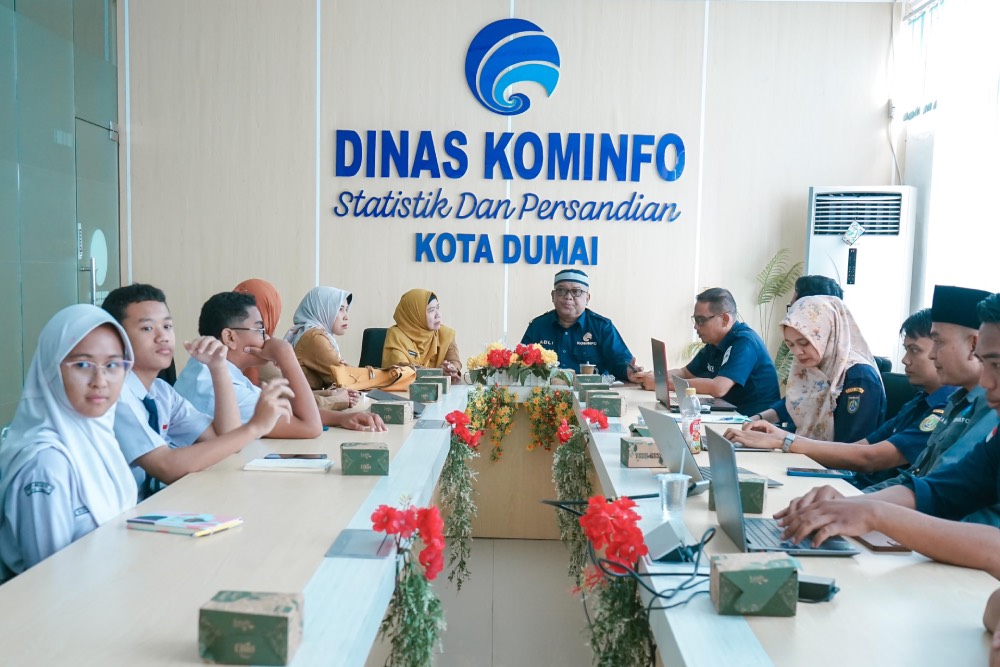 Dukung Pendidikan di Kota Dumai Pada Bidang Teknologi Informasi, SMP Negeri 2 Dumai Gandeng Diskominfotiksan