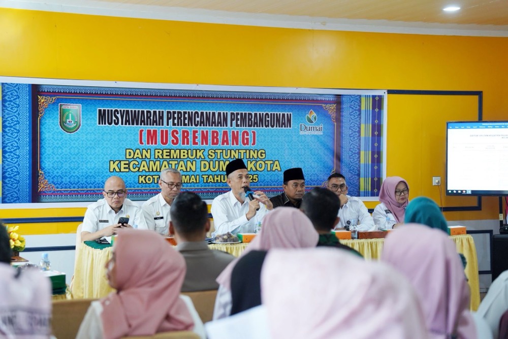 Musrenbang RKPD di Kecamatan Dumai Kota, Wako: Pastikan Usulan Pembangunan Tepat Sasaran dan Prioritas