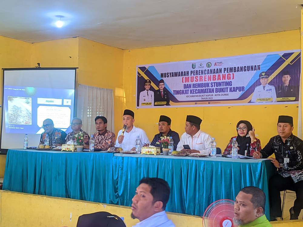 Pimpin Musrenbang Bukit Kapur, Wako Paisal: Pembangunan Kedepan Beriorietansi Pada Pemerataan Yang Berkelanjutan 