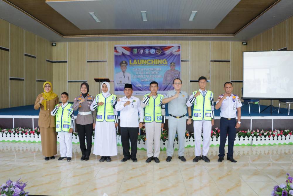 Ajak Generasi Muda Patuhi Aturan Berkendara, Polda Riau Launching Sekolah Tertib Berlalu Lintas 