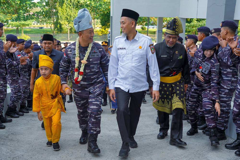 Sambut Kedatangan Danlanal Dumai Yang Baru, Wako Paisal: Selamat Datang Di Dumai Kota Idaman