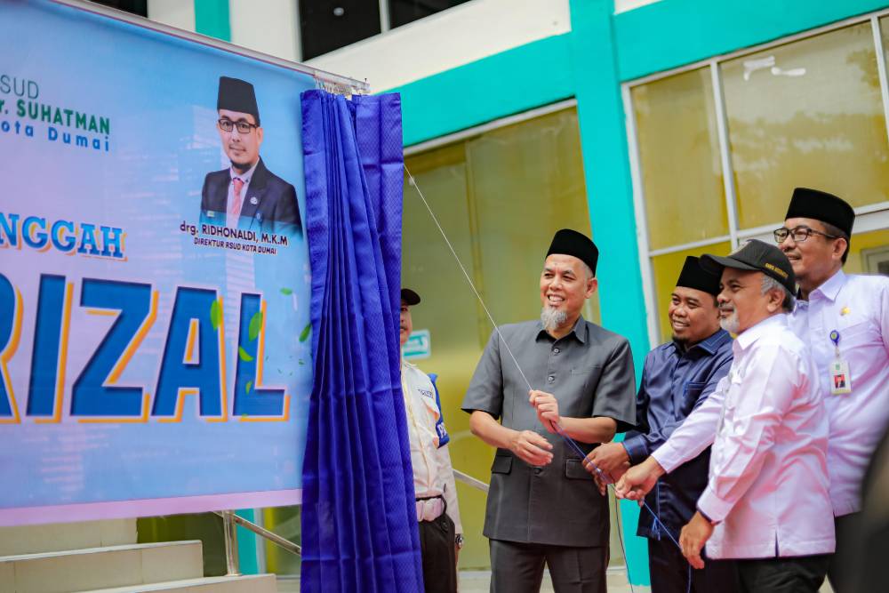 Resmikan Penggunaan Rumah Singgah dr. Arizal, Wako Paisal: Persembahan Pemko Dumai Untuk Keluarga Pasien Yang Berdomisili Jauh Dari RSUD dr. Suhatman, MARS