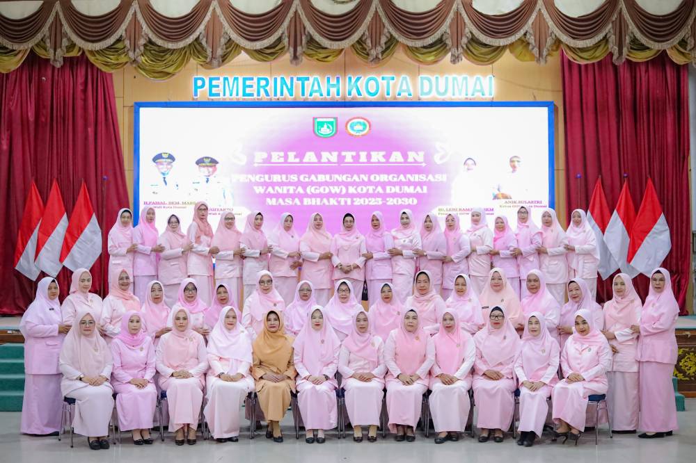 Lantik Pengurus GOW, Wakil Wali Kota Dumai : Jalankan Organisasi dengan Penuh Rasa Tanggungjawab