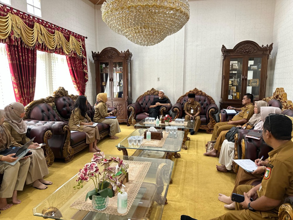 Terima Kunjungan Loka POM Kota Dumai, Wako Paisal Diskusi Dengan Intens Terkait Program Prioritas Keamanan Pangan