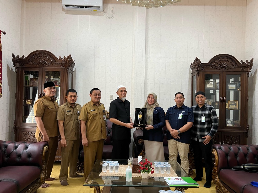 Kunjungi Kediaman Wali Kota Dumai, BPJS Ketenagakerjaan Laporkan Kinerja Tahun 2024 Ke Wako Paisal 