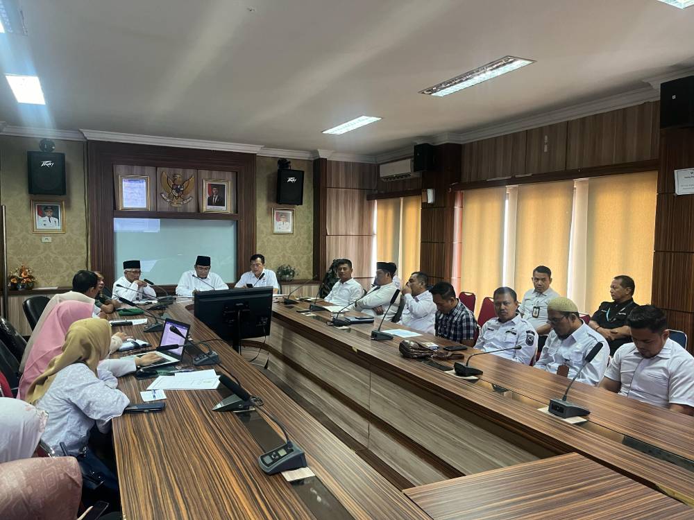 Beri Perhatian Khusus Terhadap Pasokan Dan Kenaikan Harga Pangan Menjelang Idul Fitri, Pemko Dumai Gelar High Level Meeting Bersama Badan Pusat Statistik Dan BULOG Kota Dumai