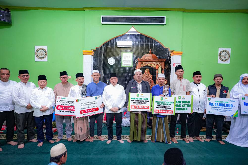 Semarak Ramadan di Kota Idaman, Pemko Dumai Sambut Hangat Safari Rombongan Pemprov Riau di Masid Al Anshor III Ratu Sima
