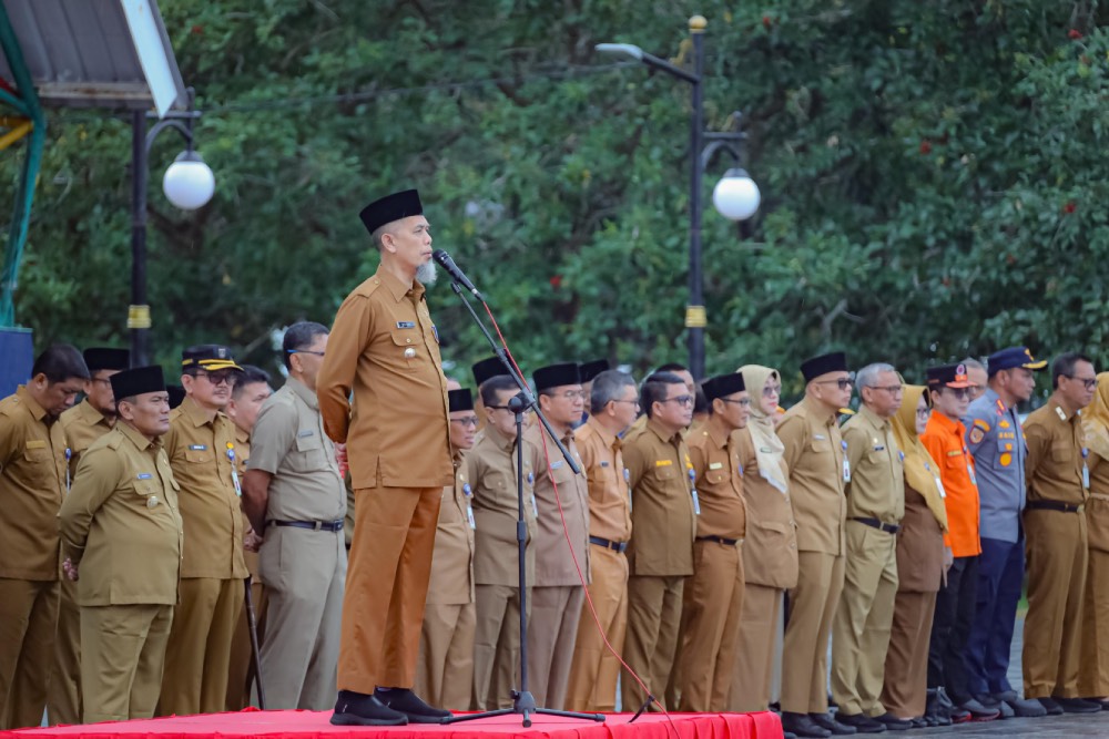 Pimpin Apel Gabungan Pasca Libur Lebaran, Wako H Paisal Tegaskan Seluruh Jajaran untuk Introspeksi Kedisiplinan