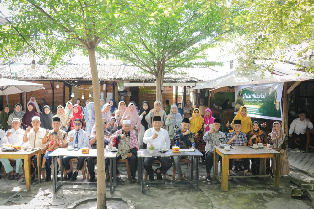 Rekatkan Kebersamaan dan Silaturahmi, Wawako Sugiyarto Halal Bihalal Bersama PWRI Dumai