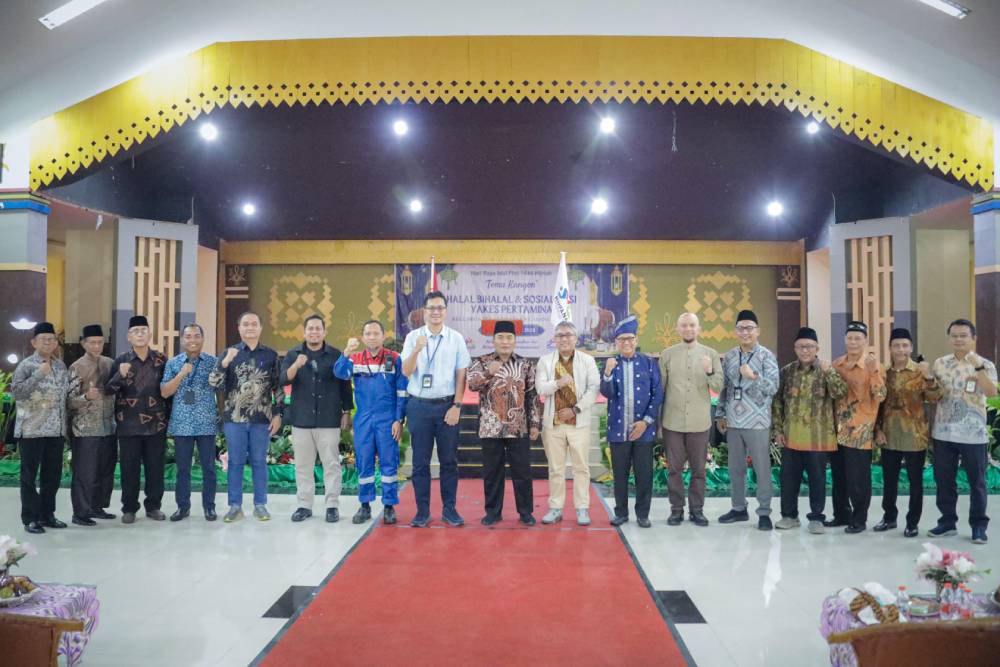 Wakil Wali Kota Dumai Hadiri Halal Bihalal dan Sosialisasi Layanan Kesehatan Pertamina RU II