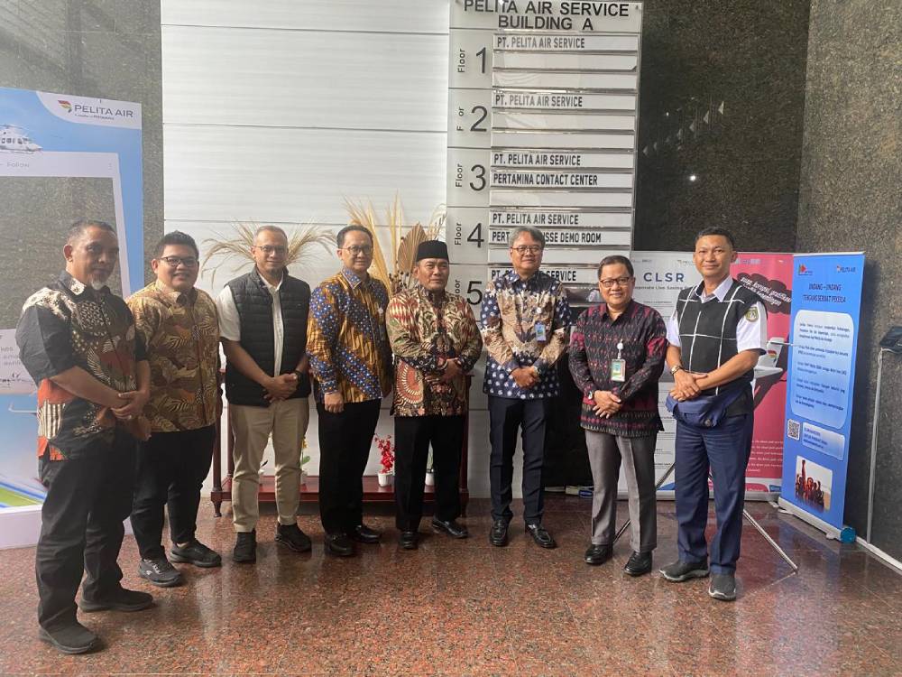 Khidmat Bersama Pengoperasionalan Kembali Bandara Pinang Kampai, Wawako Sugiyarto Rakor Lanjutan Bersama Pihak PT Pelita Air Service